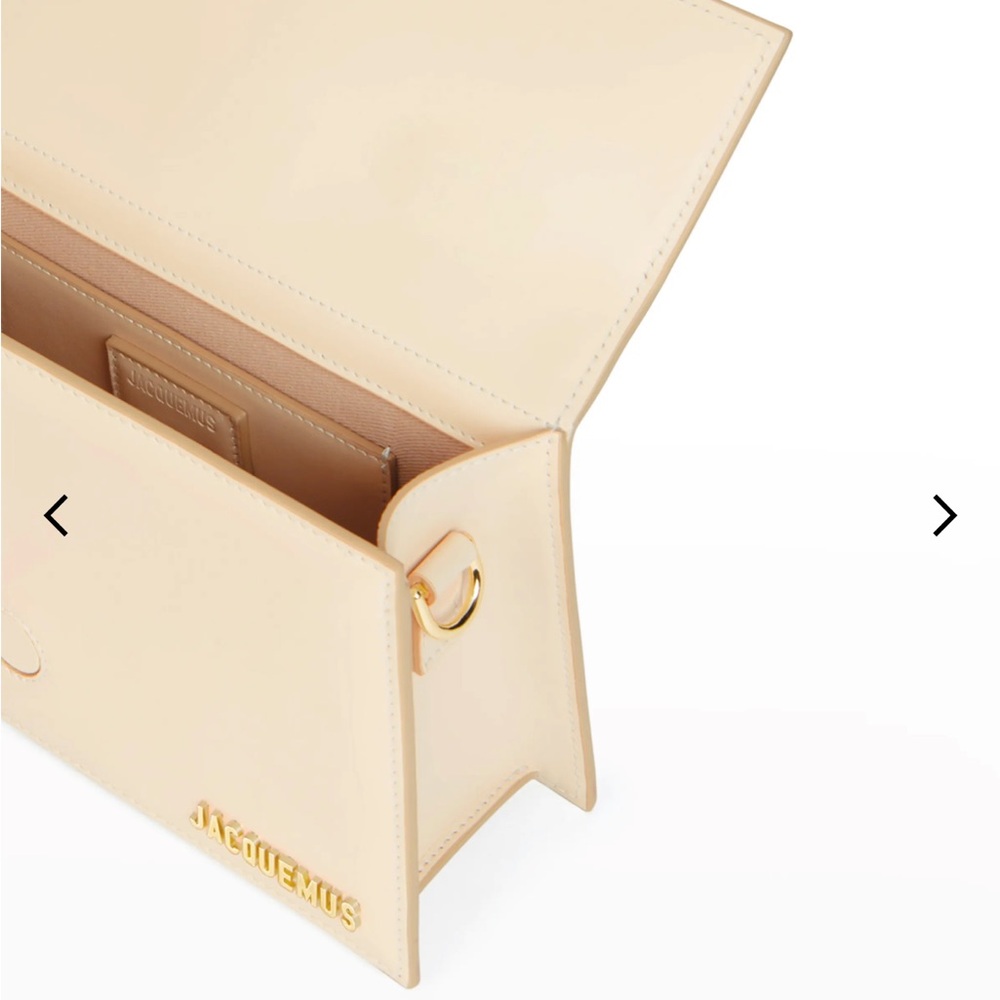 Jacquemus Le Grand Bambino Ivory Bag with Crossbody Strap - Picture 15 of 15